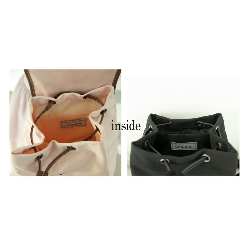 nylon backpack_baby pink