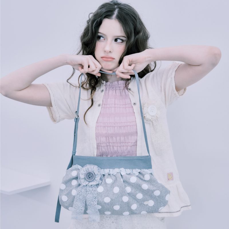 Sweet dumpling bag_blue grey