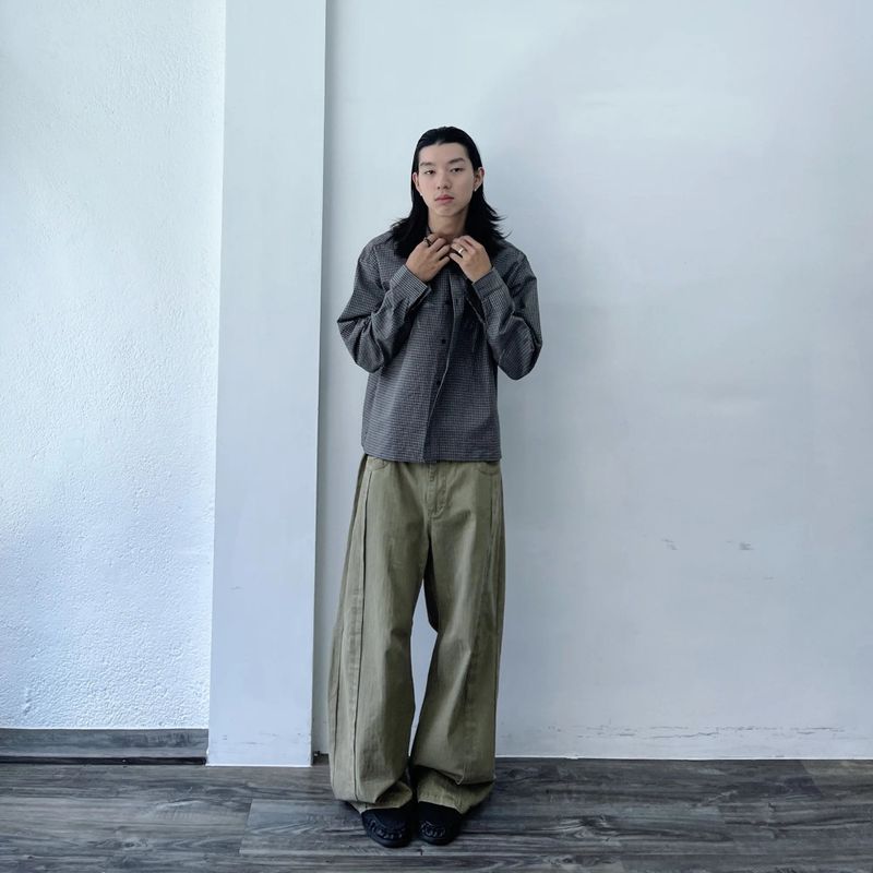 Tarburst Embroidered Check Shirt