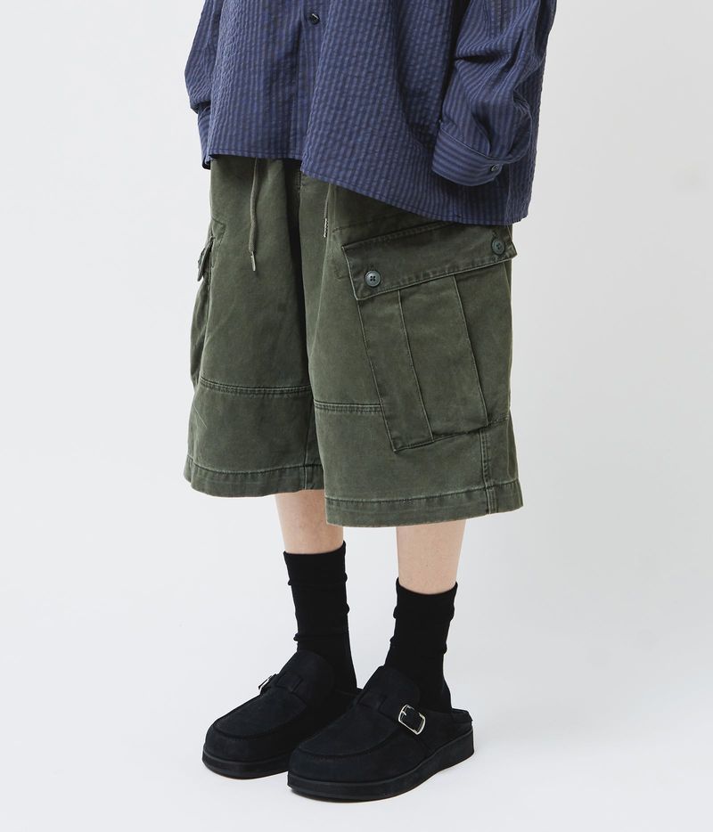 HIFIFNK（ハイファイファンク）の「ウォッシュドカーゴバミューダパンツ (4color)（パンツ）」