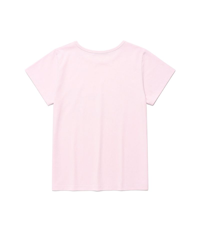 W SOL SS TEE PINK(CV2FMFT512A)