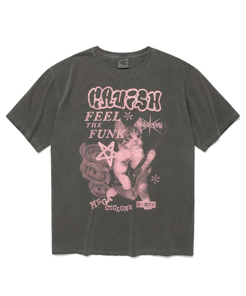 cavish（カビシ）の「MEGA CYCLONE PIGMENT SS TEE CHARCOAL(CV2DMUT524A)（Tops）」
