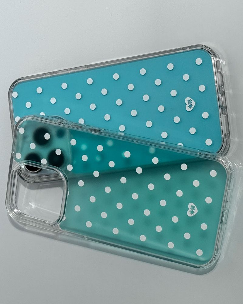 DOT JELLY Gel Hard Slim Phone Case - soda blue