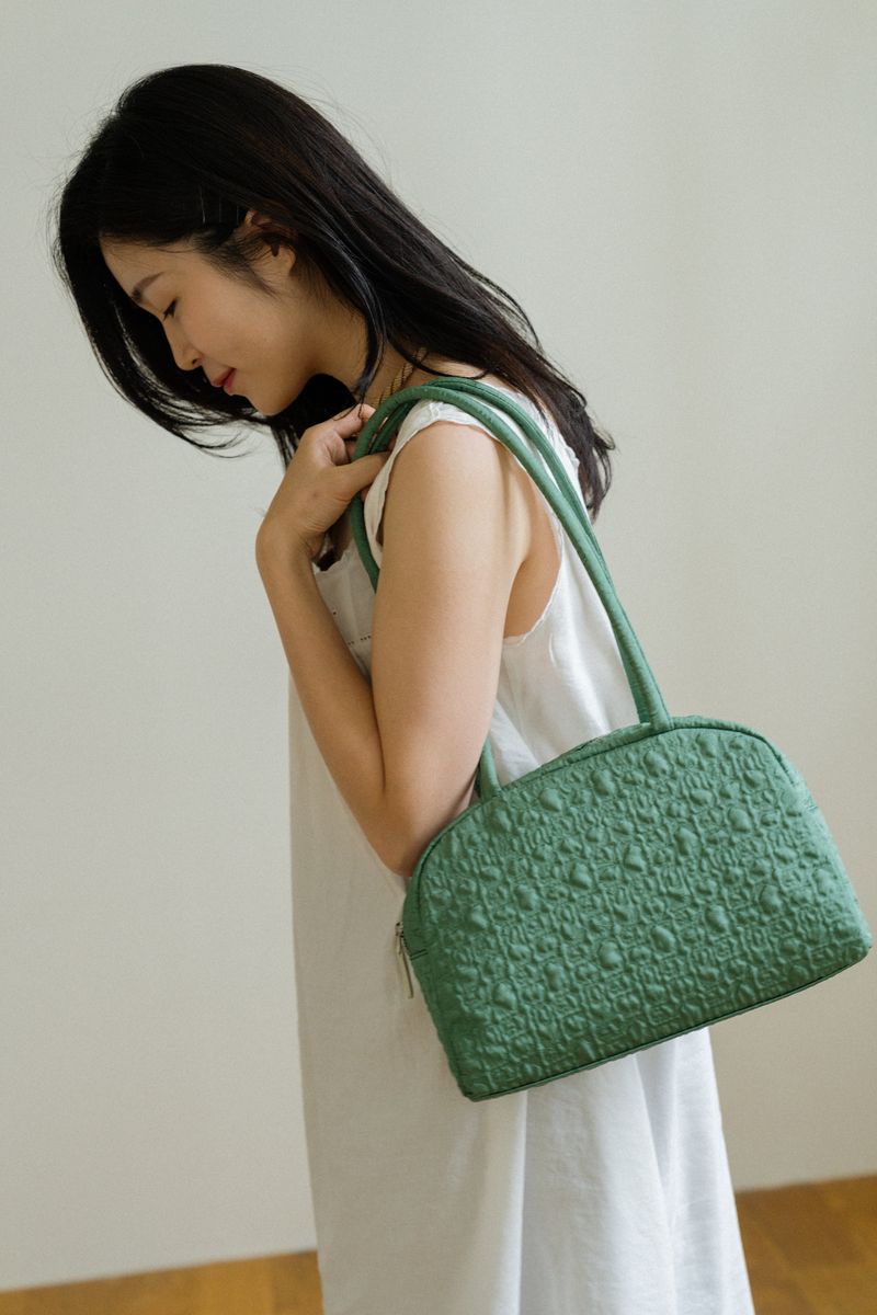 plummy bag_ripple turquoise