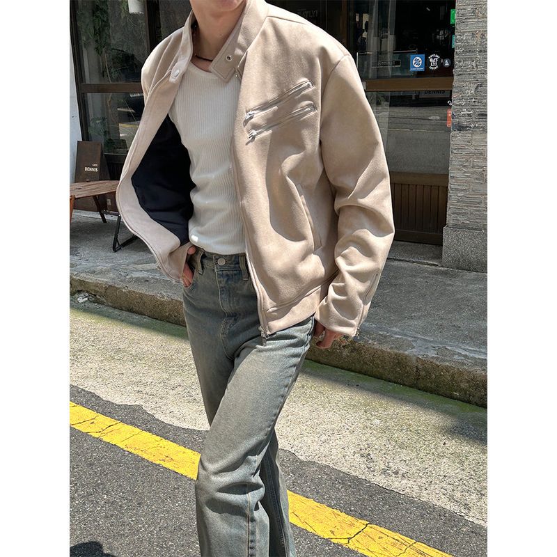 LAURANT（ロラン）の「[F/W] Double zipper suede jacket(3color)（Jackets/Outerwear）」