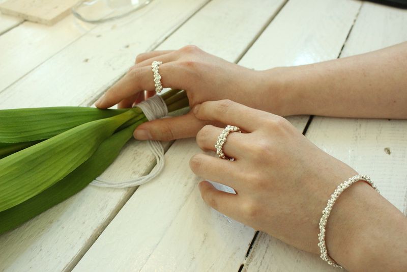 H RING (SILVER)