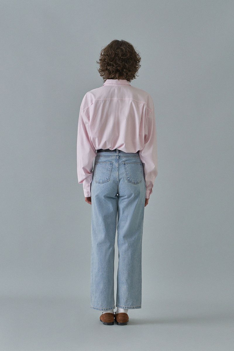 Oxford logo shirt_pink