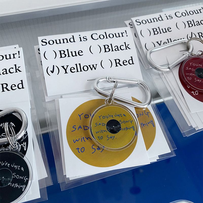 Sound is Colour! Keyring (Yellow)