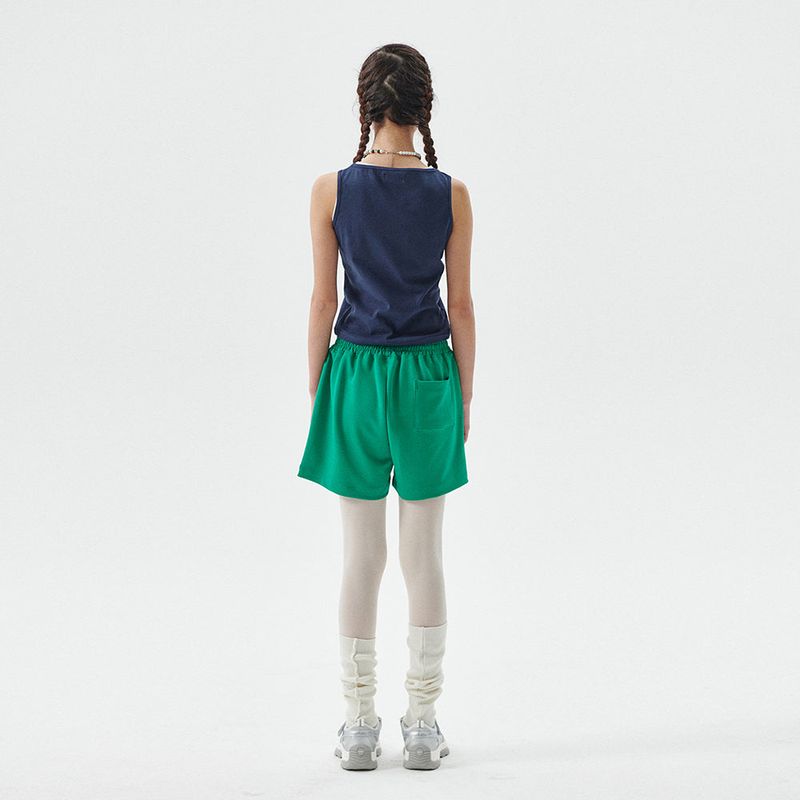 Rib Boatneck Sleeveless, Navy