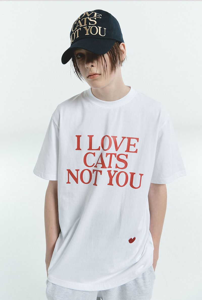ITZAVIBE（イッザバイブ）の「[IBB22UCA13NA] LOVE CAT N.YOU CAP_NAVY（Hats）」