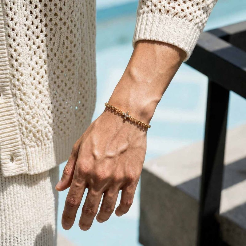 FADE MEET（フェードミート）の「Sacred Star Cross Bracelet（Accessories）」