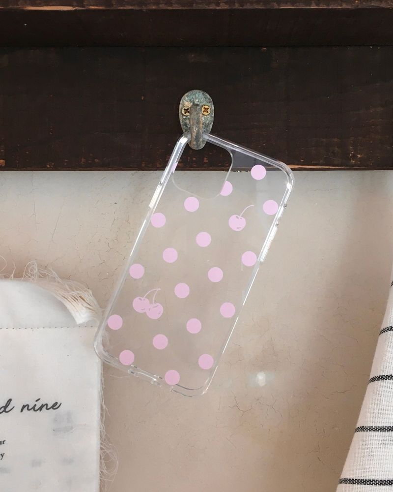 Dot Cherry Gel Case