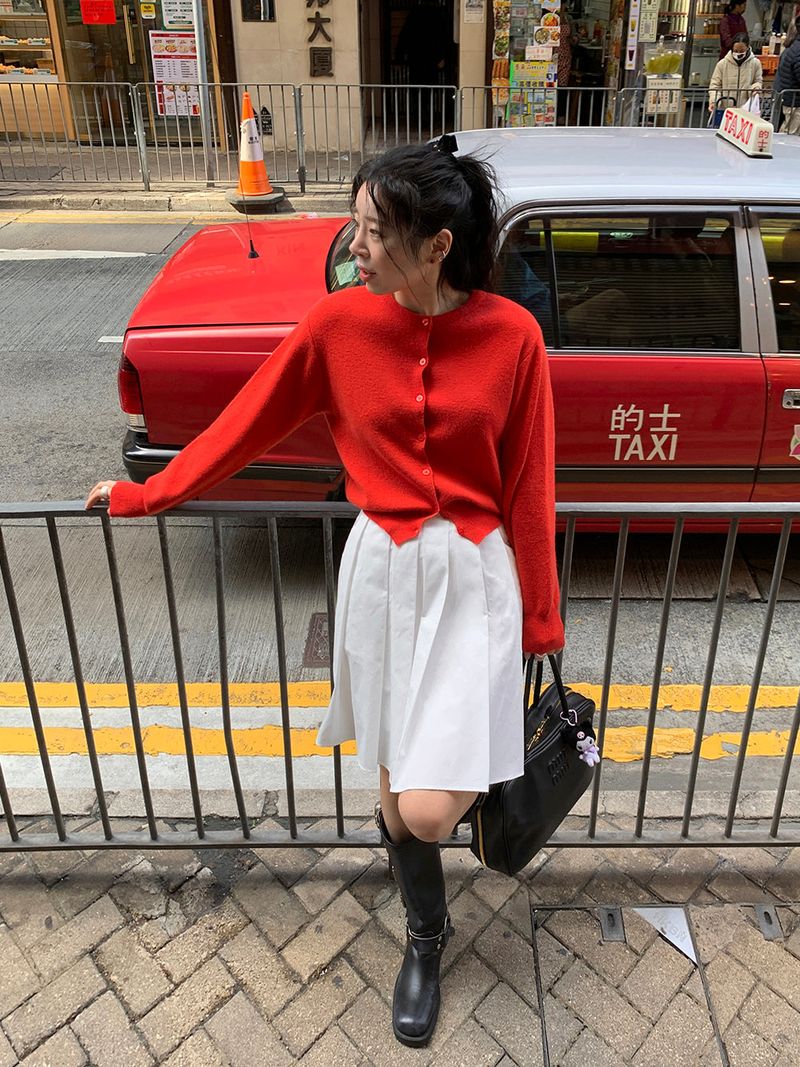 [MADE] Belto pintuck mini skirt