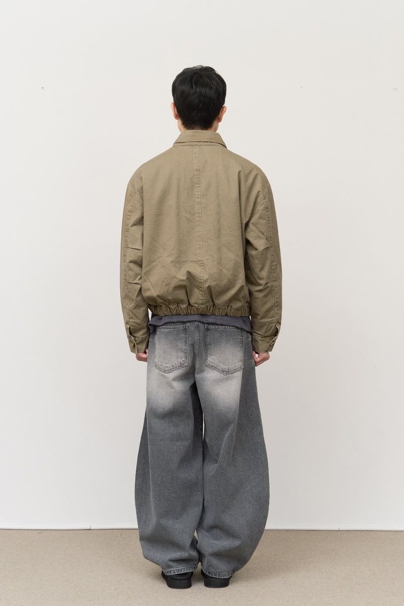 Seto Cropped Washed Blouson
