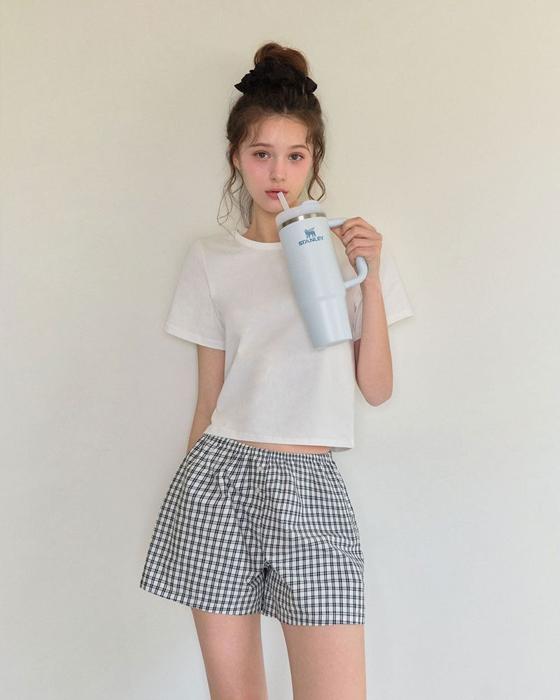 BEIDELLI（ベイデリー）の「[MADE/S,M] Renewal, firm crop short-sleeved T-shirt（Tops）」