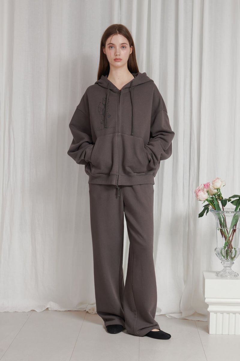 PAIN OR PLEASURE（ペインオアプレジャー）の「ROSE SWEATPANTS charcoal（Pants）」