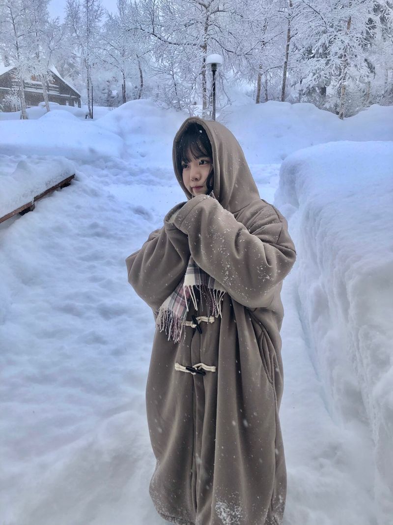Aomori hood duffle coat