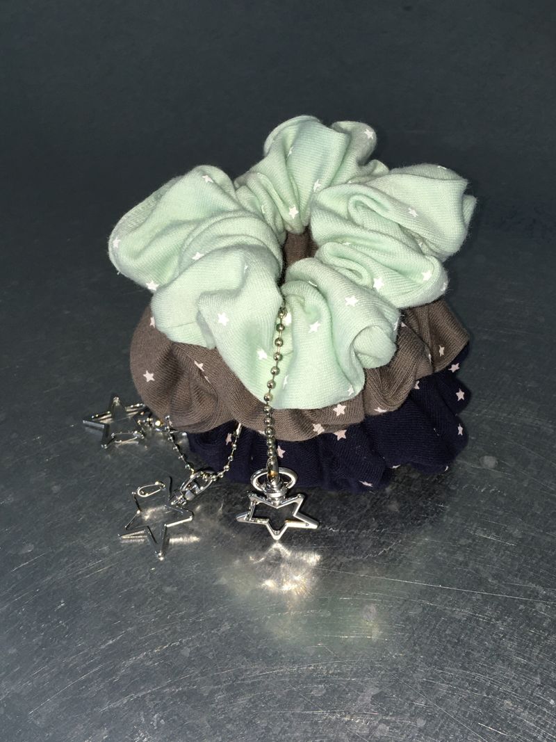 shooting star scrunchie (7color)