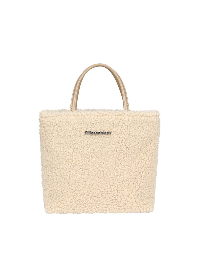 Sunday Tote Bag (furry)(beige)