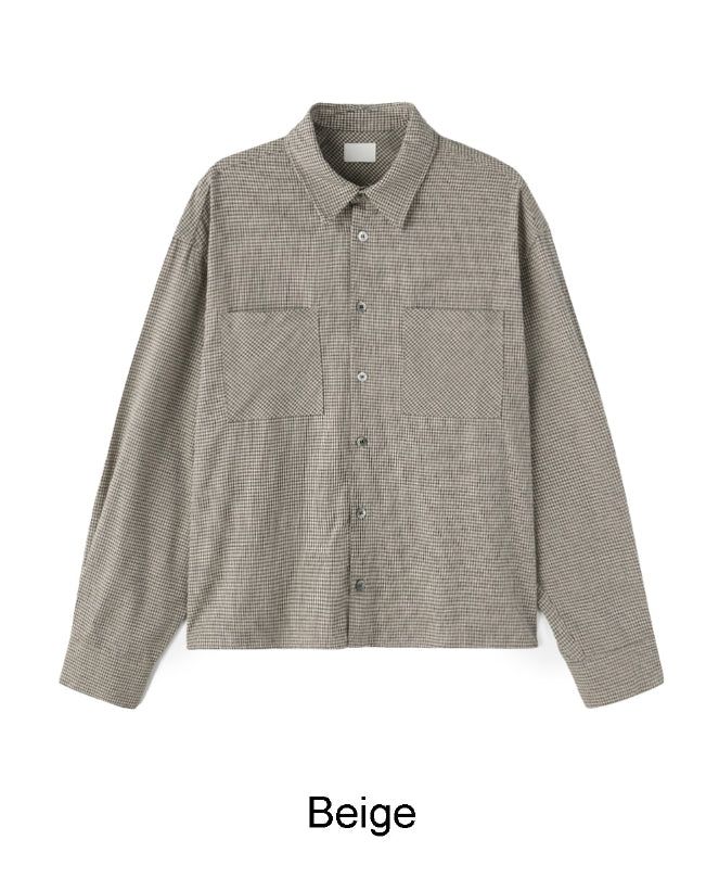 Fencer Mini Check Crop Shirt