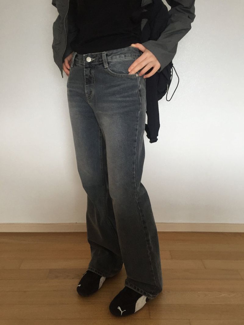 Grashy Bootcut Denim Pants
