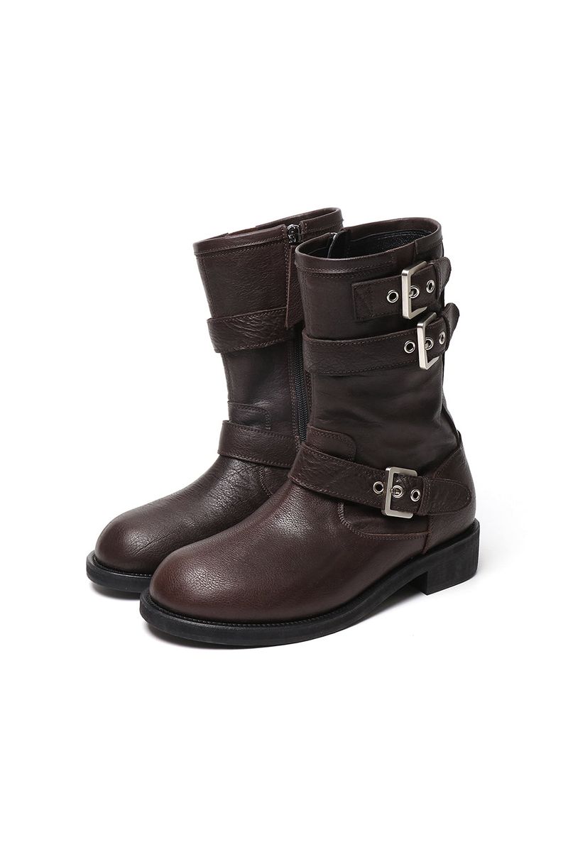 BAY BIKER BOOTS_2COLORS