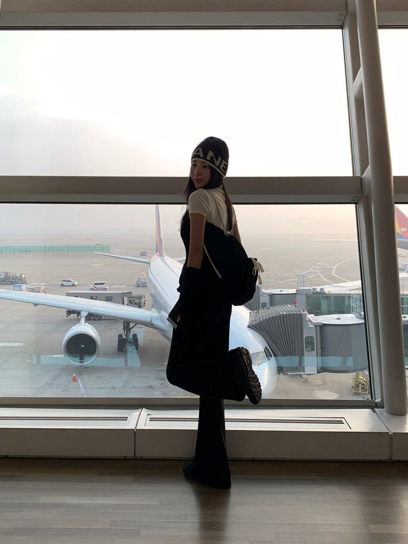 [MADE] Airport long bootcut banding pants -Basic