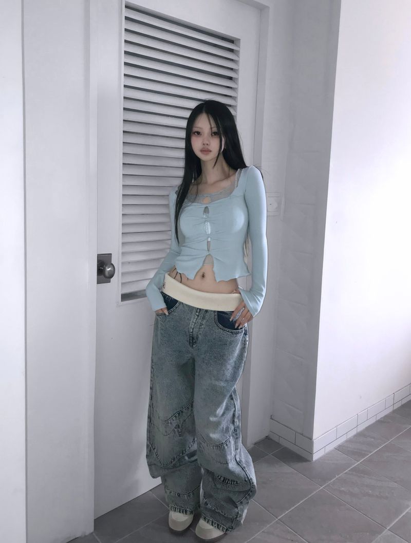 Ice age banding denim pt