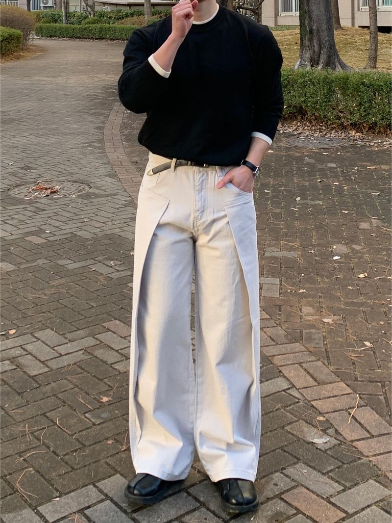 Henero Over Pintuck Pants