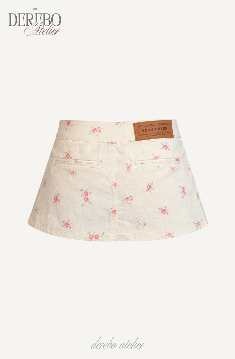 Sugar Flower Mini Pants Skirt
