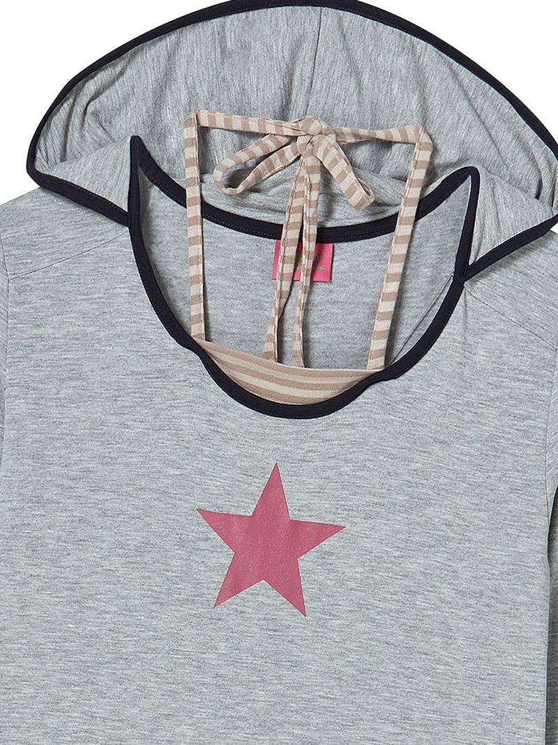 STRING TIED L/S GREY