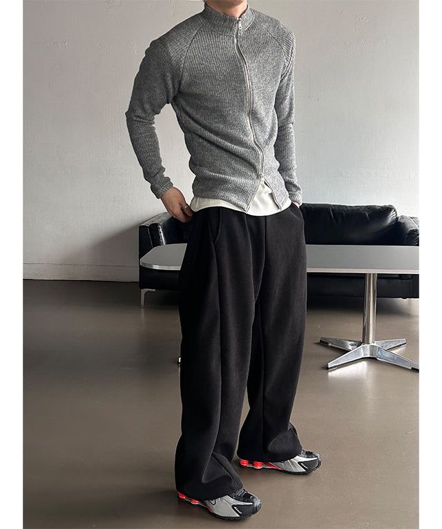 [기모] Wide corduroy sweat pants(4color)