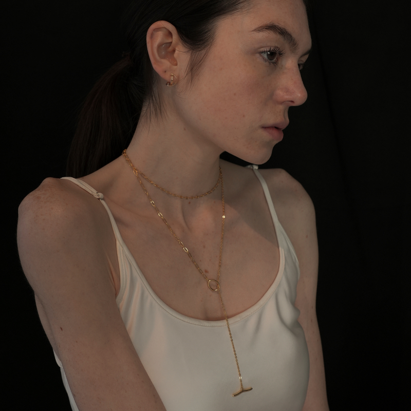 asymmetry swir necklace(corda)