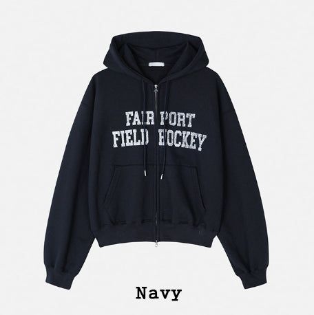 Philo Two-Way Crop Hood Zip-Up