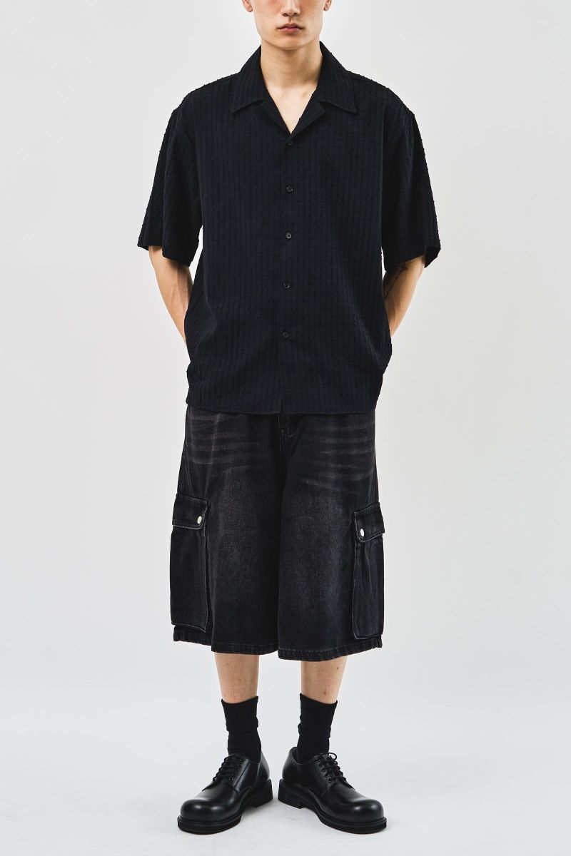 Baek Denim Cargo Bermuda (2color)