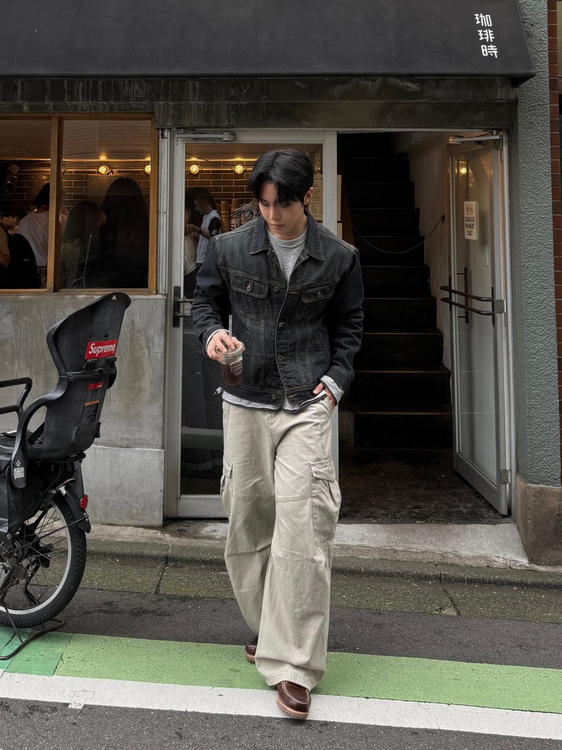 マティ スラブ カット ロングスリーブ Tシャツ