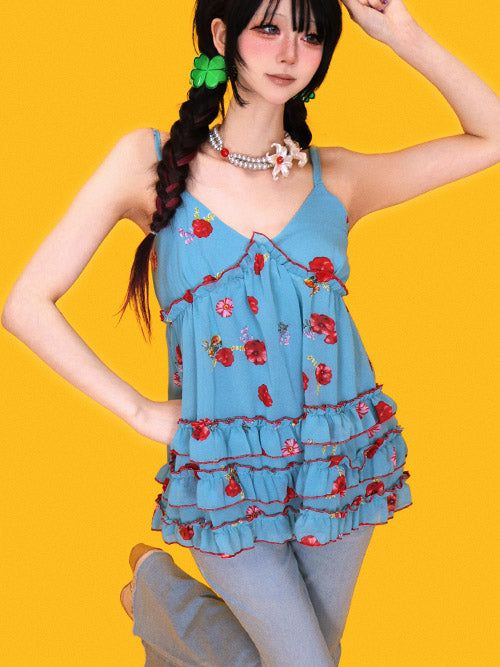 KUO（クーオ）の「heidi frill sleeveless（Tops）」