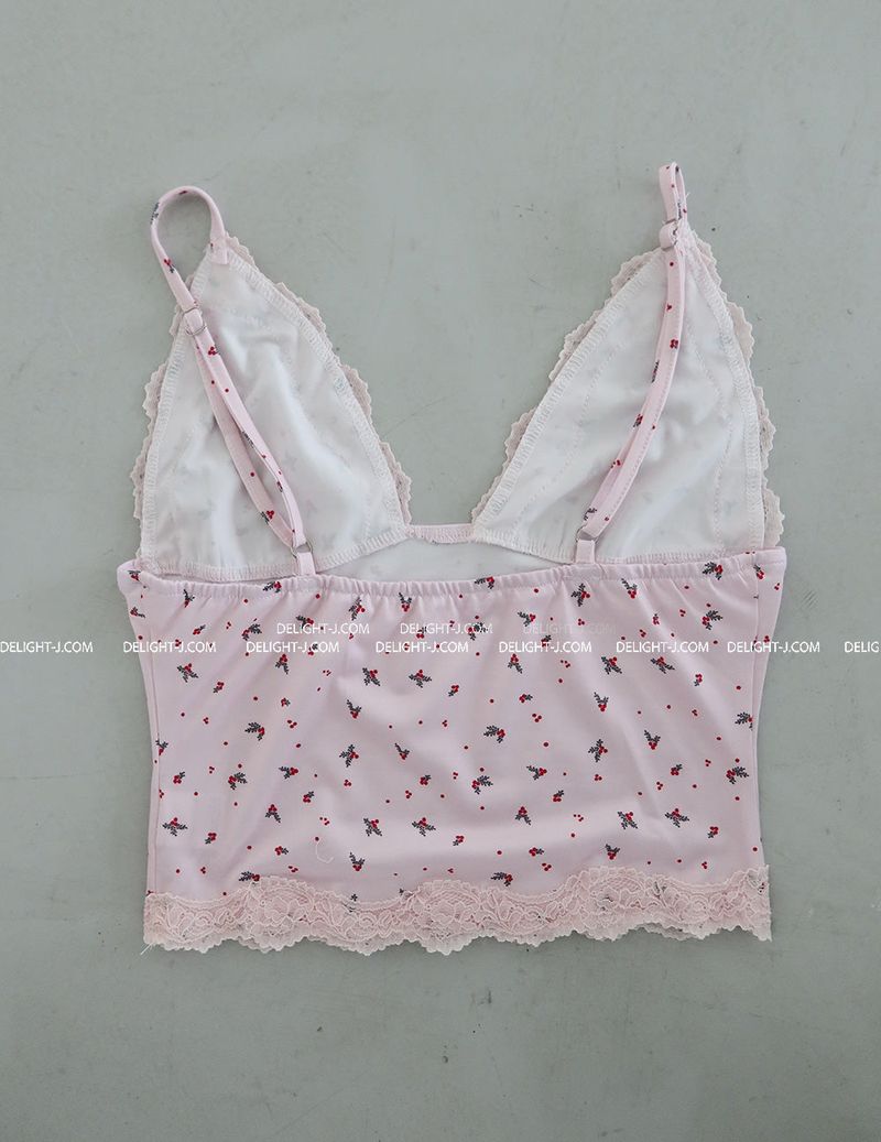 Flower Lace Sleeveless & Shorts Two-piece Set