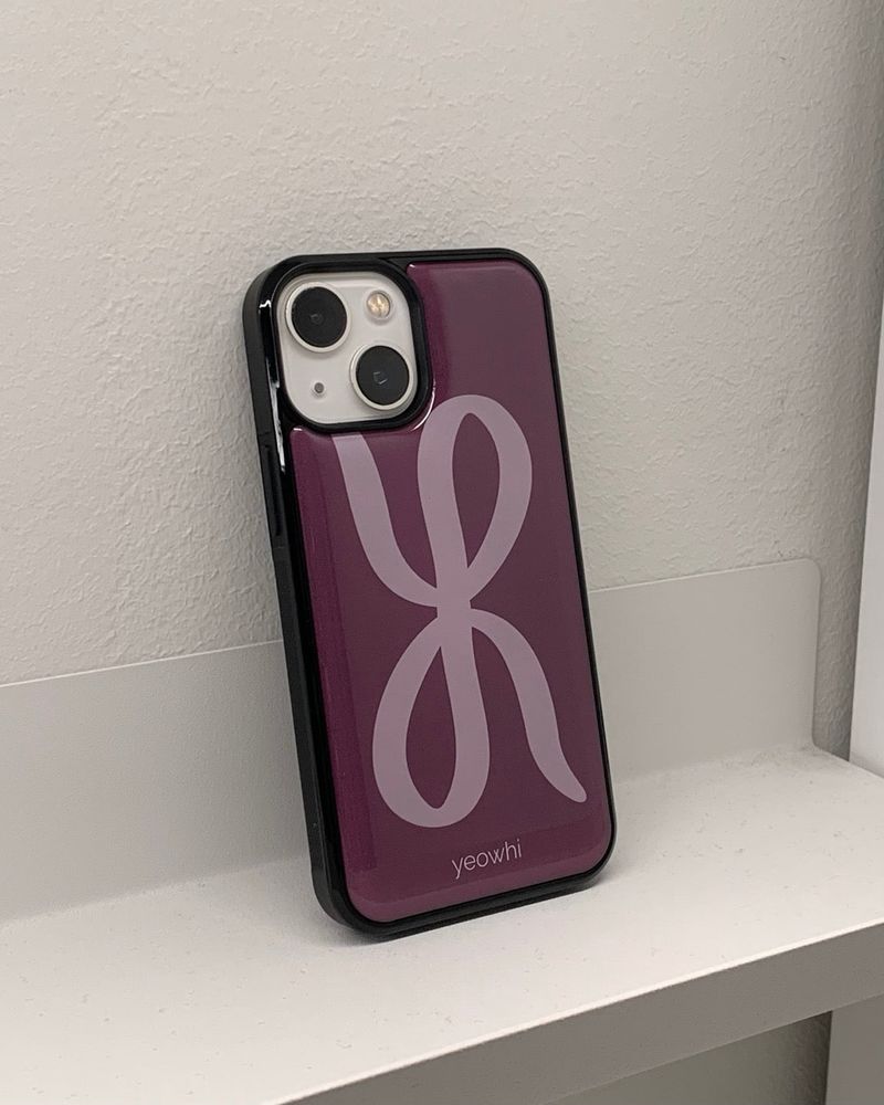 [MADE] yeowhi logo epoxy bumper case_violet