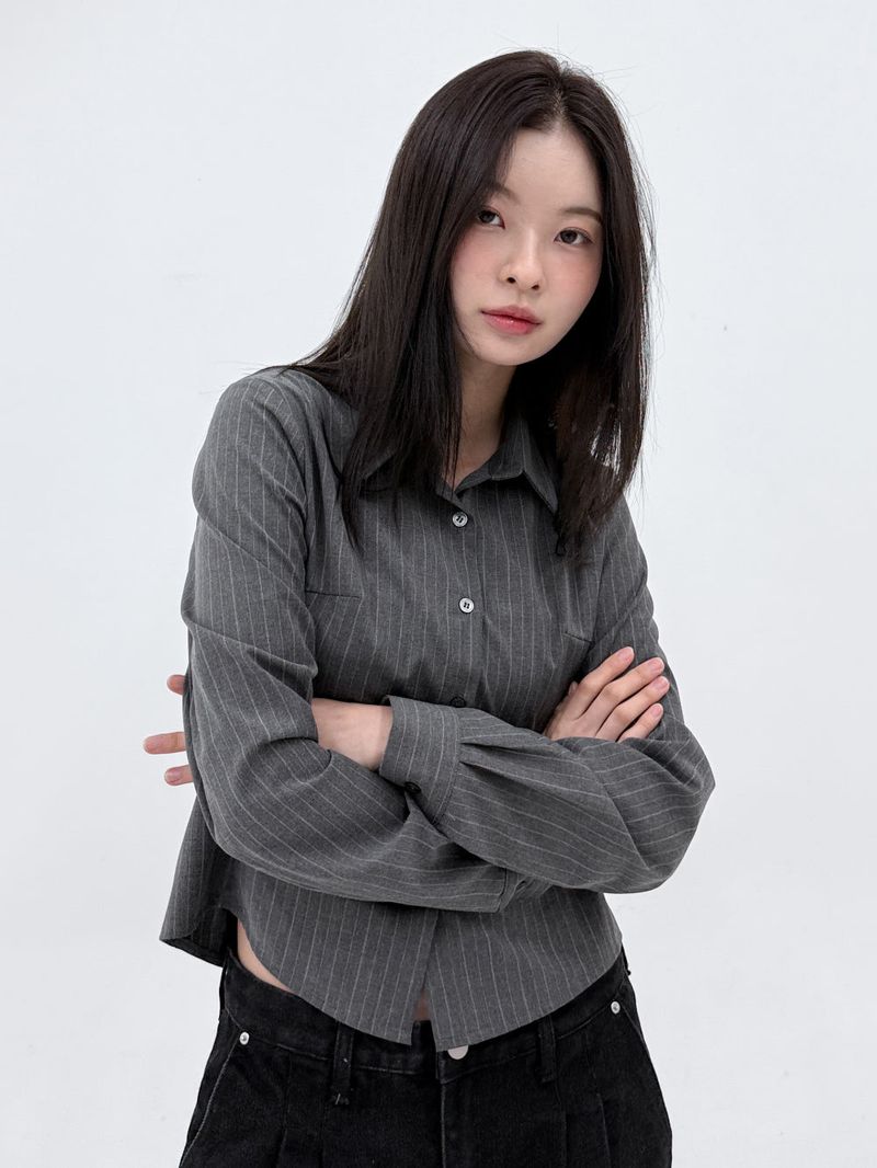  STRIPE BLEND SHIRT