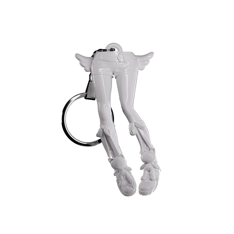KUROKAMI MOTEL(クロカミモーテル)の「Angel Leg Keychain - White(Toys/Key Holders)」