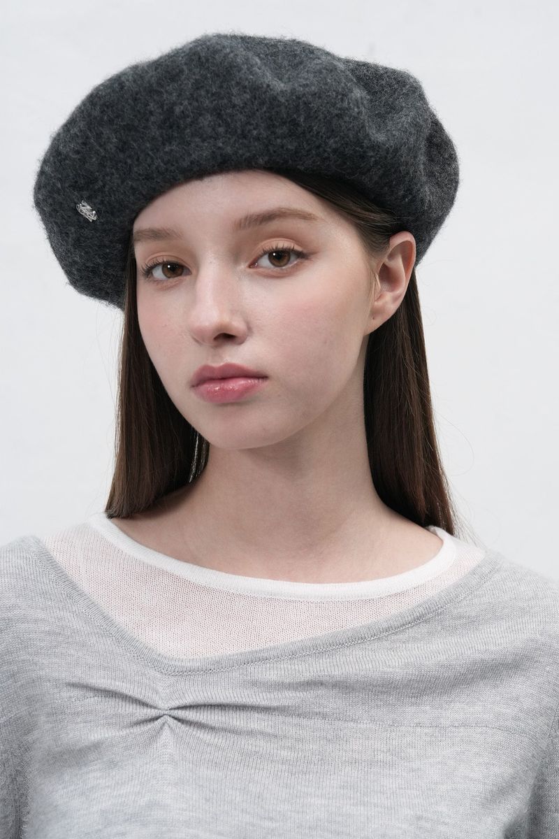 GENERAL IDEA（ジェネラルアイディア）の「GNRL logo wool beret（Hats）」