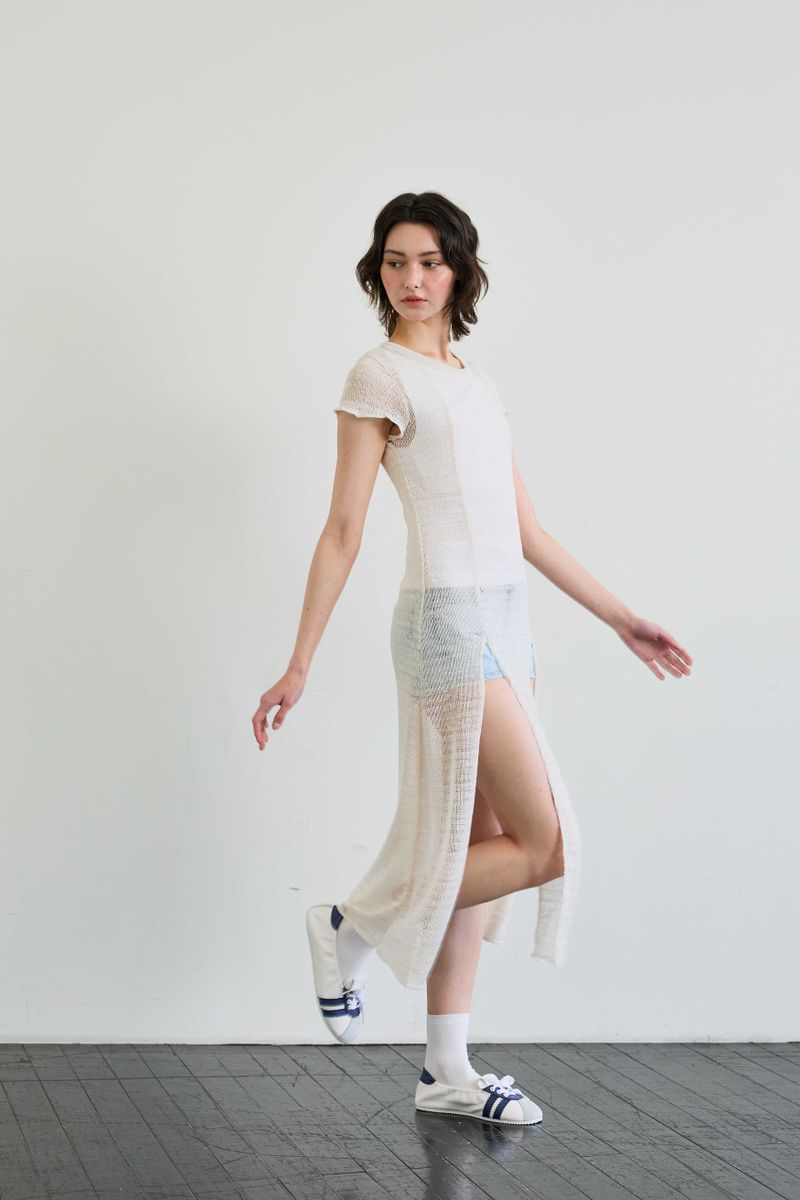 WITTY KNIT ONE-PIECE / IVORY