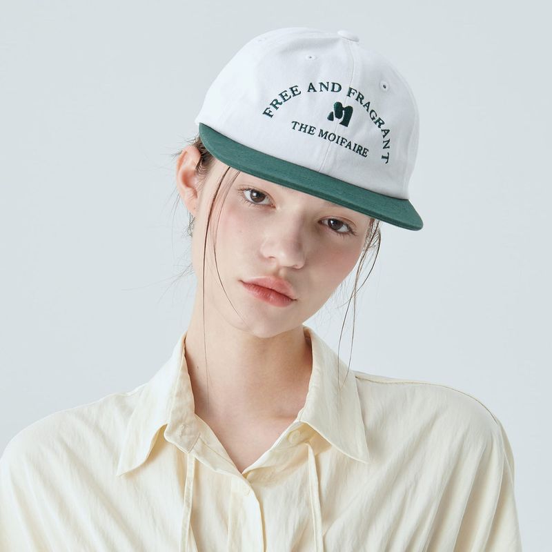 MOIFAIRE LOGO BALL CAP / IVORY