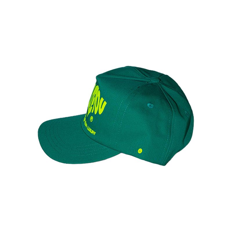 KELLY GREEN WAVY LOGO V2 CAP