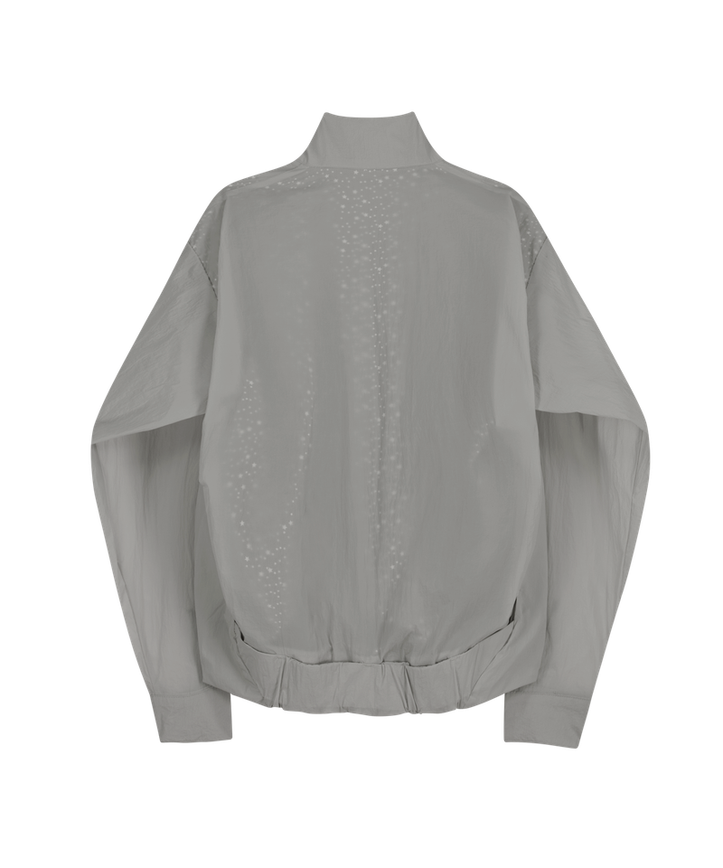 Layered Sheer Blouson / Warm Grey