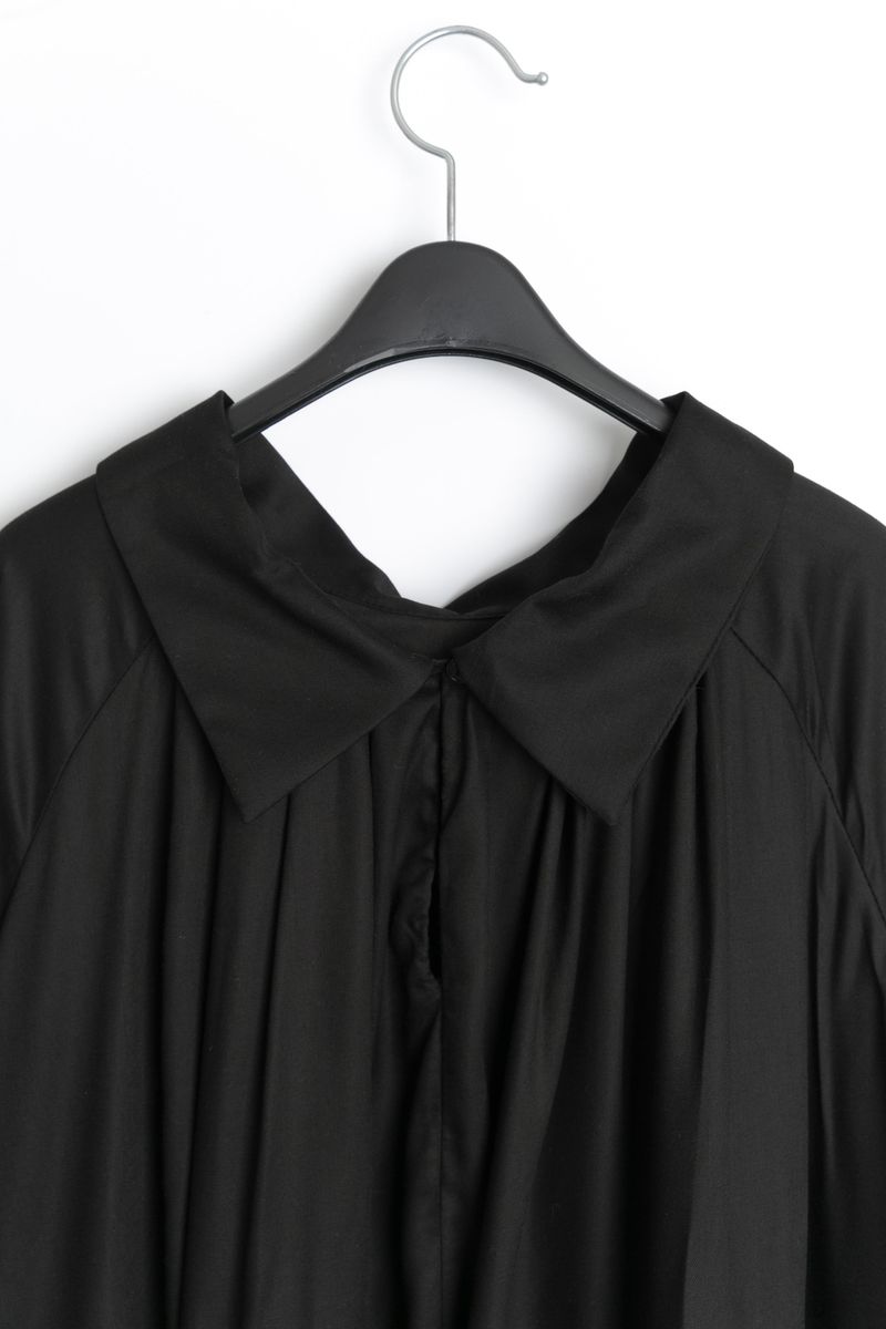 mock neck shirring pocket ops(3colors)
