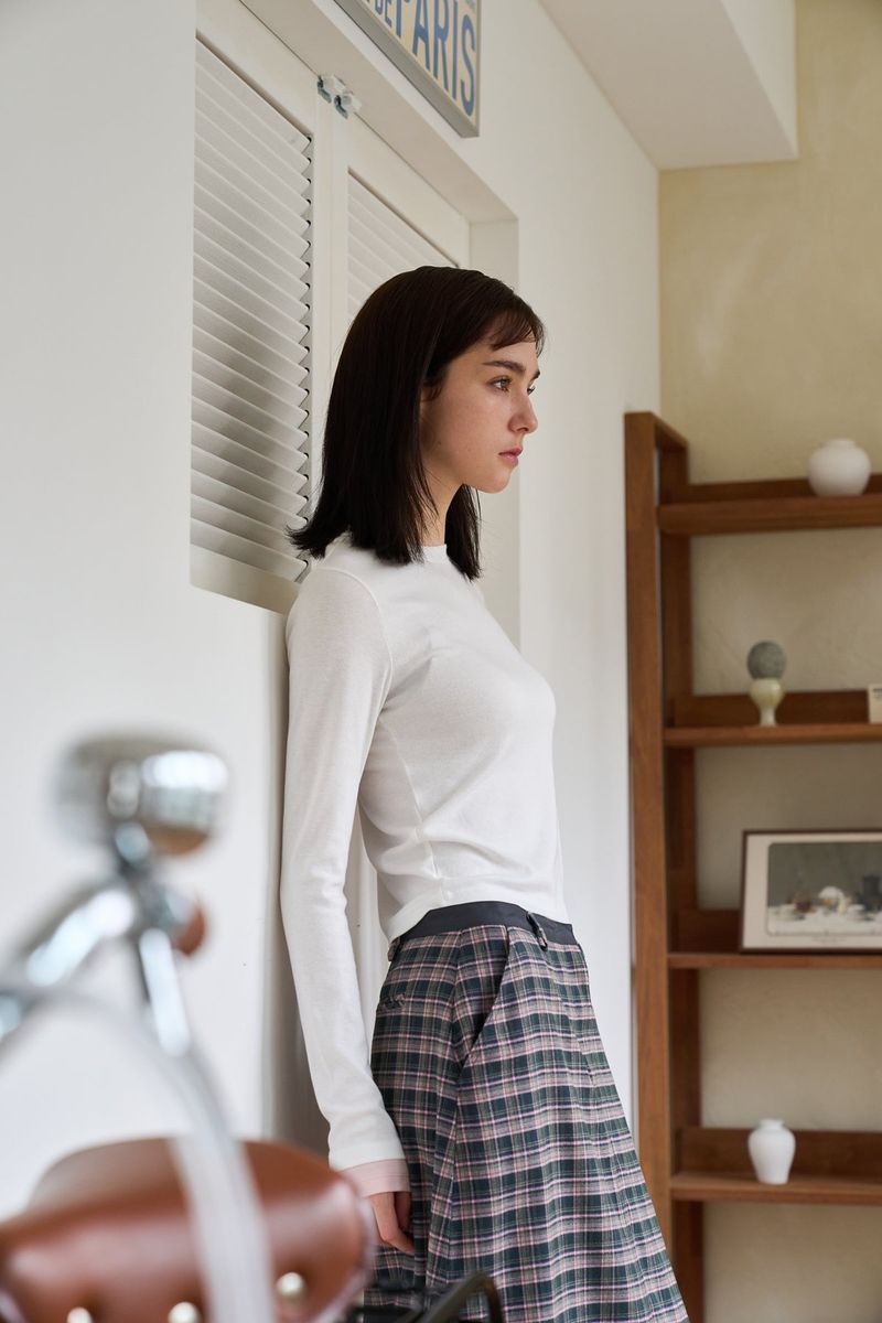 RIBBON POINT T IVORY
