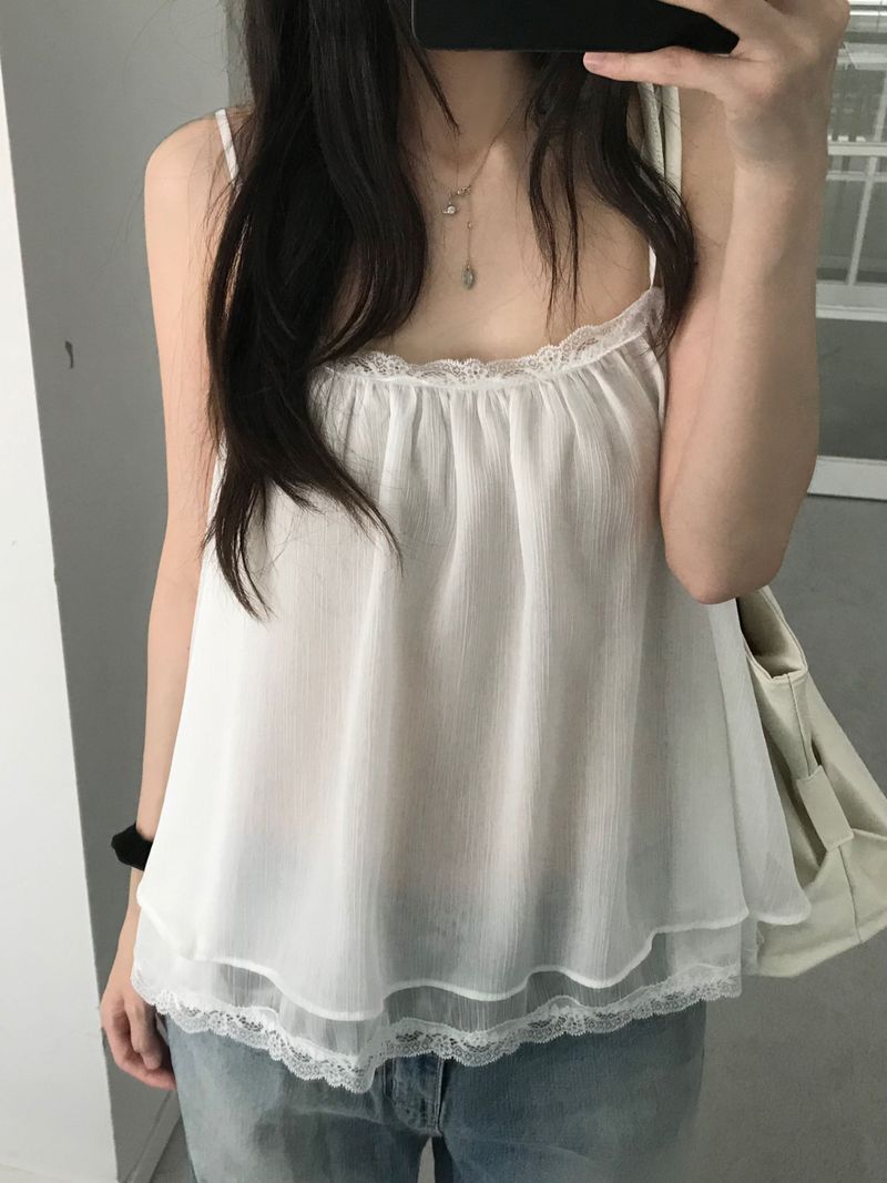 Perrier Frill Top (3 colors)