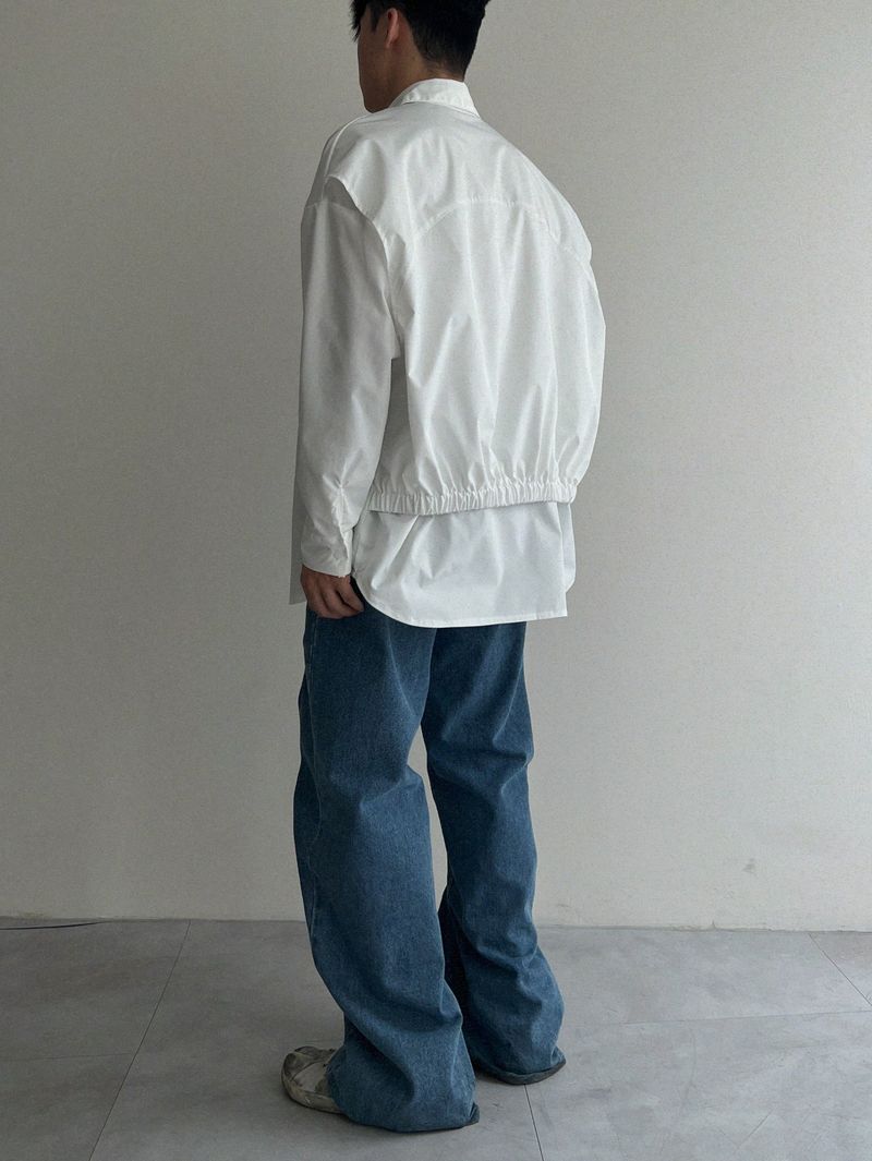 layered box shirt(2colors)
